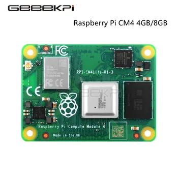 GeeekPi التوت بي CM4 4GB CM4104000/ 8GB CM4108000 RAM 0GB (لايت) 2.4/5.0 GHz Wi-Fi وبلوتوث 5.0