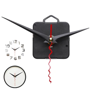1 مجموعة كلاسيكية هادئة ساعة الكوارتز حركة الأيدي ثلاثة أجزاء آلية تعيين عدة DIY الساعة أجزاء الملحقات ساعة الحائط ديكور المنزل