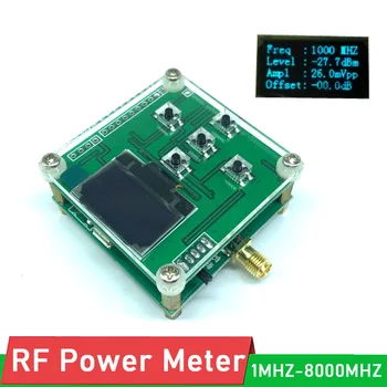 1M-8000MHZ RF السلطة متر عرض OLED RF الطاقة توهين القيمة الرقمية متر 500MHZ 3GHZ 8GHz W Sofware 10W 30ديسيبل المخفف