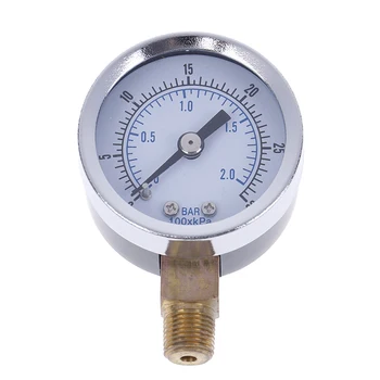 1pc قياس الضغط ضغط منخفض للوقود الهواء النفط و الغاز عن النفط في المياه الغاز قياس 22/25/40/50mm قطر
