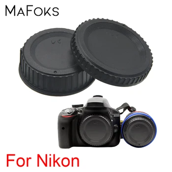 2 في 1 عدسة الخلفي سقف+كاميرا غطاء الجسم Cap for Nikon F مون D3100 D3300 D3400 D5500 D5300 D7200 D7100 D750 D500 D40 كاميرات DSLR