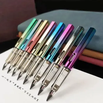 30Pcs Inkless قلم رصاص الأبدية قلم رصاص الأبدية مع ممحاة اللانهاية قابلة لإعادة الاستخدام قلم للكتابة والرسم مكتب واللوازم المدرسية ، 