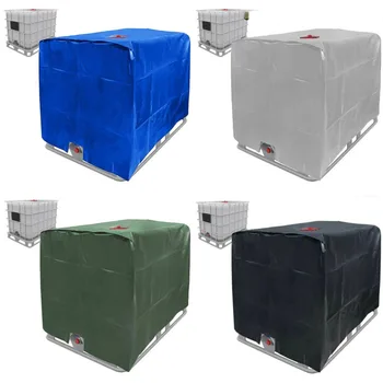 4 ألوان مائية في الهواء الطلق غطاء الخزان عن 1000/800/600/300 لتر IBC حمل غطاء مقاوم للماء والغبار خزان مياه الأمطار