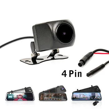 4 دبوس AHD 1080P سيارة كاميرا الرؤية الخلفية مرآة داش كاميرا للرؤية الليلية مع 2.5 mm المكونات الخاصة لتدفق وسائل الاعلام مسجل
