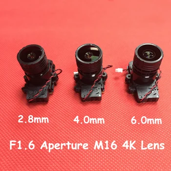 4K F1.6 الفتحة M16 جبل وحدة الكاميرا عدسة الأشعة تحت الحمراء تصفية 2.8 مم 4 مم 6 مم مسجل فيديو Ir الجلاد كاميرا المراقبة
