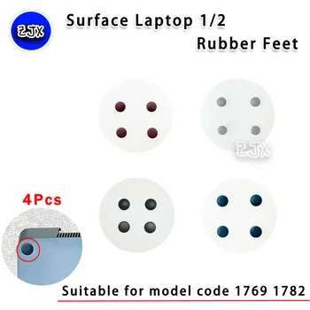 4pcs/مناسبة Microsoft Surface Laptop1/2 وسادة القدم د قذيفة المضادة للانزلاق وسادة مطاطية 1872 1769 القدم المطاط