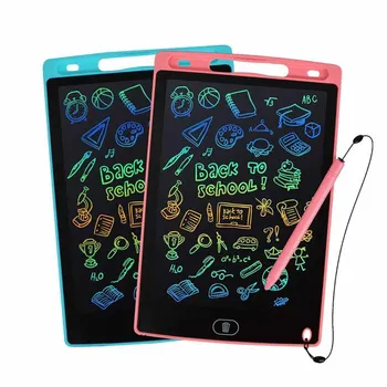 8.5 بوصة LCD كتابة قرص لوحة الرسم للأطفال الكتابة على الجدران الرسم اللعب بخط السبورة السحرية لعبة لوحة الرسم هدية