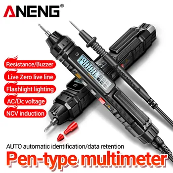 ANENG A3005 الرقمي المتعدد نوع القلم 4000 التهم المهنية متر الاتصال غير السيارات AC/DC التيار الكهربائي أوم ديود اختبار أداة