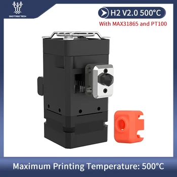 BIQU ترقية H2 500°C H2 V2.0 الطارد مع MAX31865 التيتانيوم الحرارة النحاس كسر الصلب فوهة Ender3 V2 CR10 أجزاء الطابعة 3D
