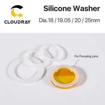 Cloudray سيليكون غسالة 19.05 20 25mm CO2 الليزر التركيز عدسة المرايا