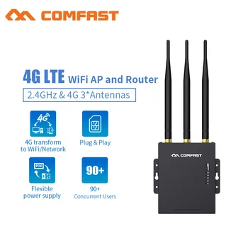 Comfast CF-E7 في الهواء الطلق 2.4 G LTE اللاسلكية AP واي فاي جهاز التوجيه كوريا 4G الجيل الثالث 3G بطاقة سيم في الهواء الطلق للماء راوتر 3*5dBi هوائي الوصول AP