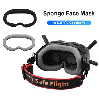 DJI FPV نظارات V2 قناع الوجه غطاء الطيران بدون طيار نظارات الإسفنج رغوة العين Pad