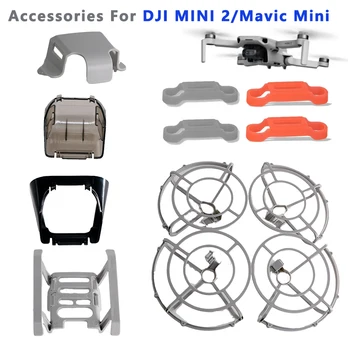 DJI Mini 2 الهبوط عدسة غطاء محرك السيارة الدعائم حامل المروحة الحرس البطارية الاكسسوارات عن Mavic مصغرة/DJI Mini 2 /SE بدون طيار