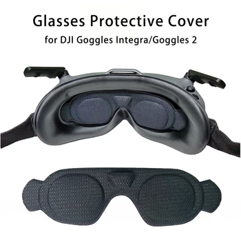 DJI نظارات 2 Integra الرحلة نظارات العين وسادة استبدال الغطاء الواقي الصفر واقية من الغبار واقية من DJI Avata الملحقات