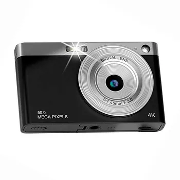 FHD 4K 50MP الرقمية الكاميرا ضبط تلقائي للصورة 2.88 بوصة شاشة الكاميرا 16X زووم بصري الكاميرا الرقمية مع 2.8