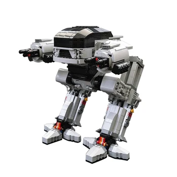 Gobricks UCS جدول ED-209 الروبوت نموذج تنفيذ الروبوت الميكانيكية الحرب إنفاذ الشرطة سلسلة 209 وزارة التجارة بناء كتلة هدية