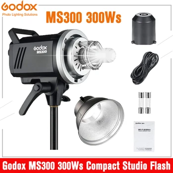 Godox MS300 300W المدمجة استوديو فلاش ستروب ضوء 2.4 G اللاسلكية المدمج X نظام GN58 Monolight مع Bowens جبل فلاش