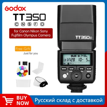 Godox TT350 مصغرة Speedlite TT350C TT350N TT350S TT350F TT350O TT350P فلاش الكاميرا TTL الأحرار لكانون نيكون سوني فوجي أوليمبوس