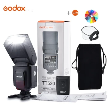 Godox TT520 الثاني فلاش TT520II Speedlite مع بناء في 433MHz اللاسلكي إشارة + الزناد لكانون نيكون بنتاكس أوليمبوس كاميرا DSLR