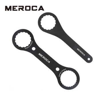 MEROCA الدراجة أسفل قوس وجع 44mm/46/49mm 16 الشق يصفه تثبيت أداة إزالة BB أداة الدراجات قطع الغيار