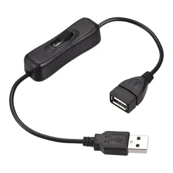 RIITOP كابل تمديد USB مع على/قبالة التحول USB الذكور إلى الإناث كابل الدعم (البيانات والطاقة) عن سماعة USB LED شرائط