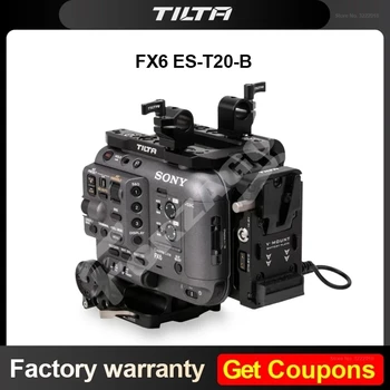 TILTA FX6 ES-T20-ب الكاميرا المتقدمة قفص Kit for Sony FX6 التثبيت الرأسي يقلل من ارتداء يدعم الملحقات