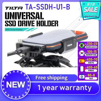TILTA العالمي الأقراص SSD حامل TA-SSDH-U1-B نوع I - أسود متوافق مع معظم كاميرات أقفاص عبر 1/4