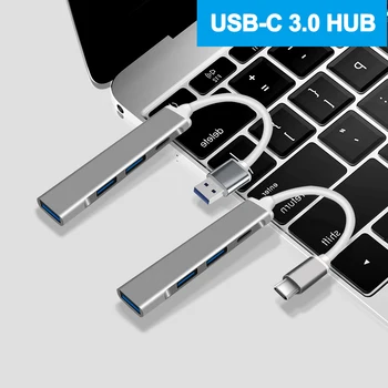 USB ج محور 3.0 2.0 4 منافذ الخائن OTG Adapter 5Gbps بي سي اي نقل عالية السرعة ومحطة إرساء نوع C USB HUB ملحقات الكمبيوتر