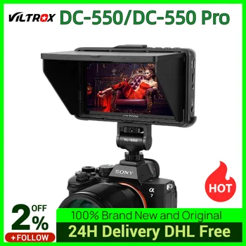 VILTROX DC-550 Pro 5.5 بوصة HD المحمولة Profissional مدير مراقبة في الهواء الطلق في الأماكن المغلقة التصوير Vlogging صناعة الأفلام