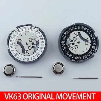 VK63A VK63 الكوارتز حركة التاريخ عند الساعة 3 ووتش كرونوغراف حركة w/حكمنا على VK سلسلة VK63A VK63 الكوارتز