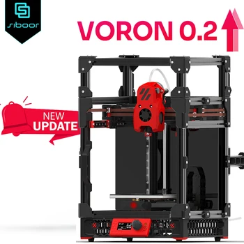 VORON 0.2 R1 Corexy 3D طابعة عدة ترقية صغيرة Stealthburner جديدة SIBOOR V0.2 R1 مجموعات FDM الجنرال كليبر عالية الدقة DIY 3D الطابعة