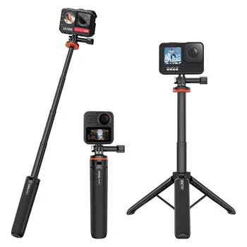 VRIG TP-08 51cm Selfie Stick ترايبود Insta360 X3 GoPro ماكس بطل 10 9 8 7 6 5 4 للتمديد ترايبود الهاتف للحصول على اي فون سامسونج