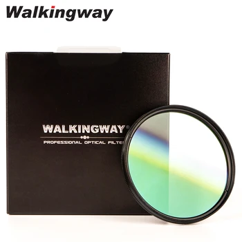 Walkingway GND16 جولة عدسة تصفية HD 4Stops الزجاج البصري ناعمة التدرج مع طلاء 49mm 52mm 55mm 62mm 67mm 72mm 77mm 82 ملم