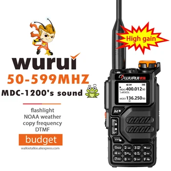 Wurui K5 الهواء الفرقة تخاطب الماسح الضوئي لحم الخنزير الميزانية الراديو راديو اتجاهين الاتصالات المهنة الهواة طويلة المدى uhf vhf FM