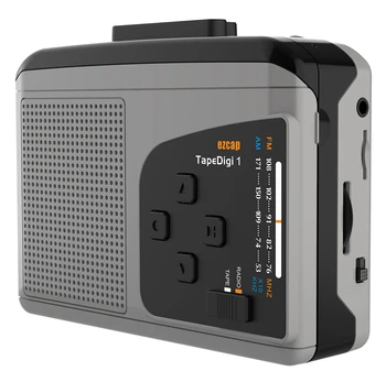 Y&H المحمولة كاسيت مع راديو اف ام,راديو كاسيت إلى MP3 محول حفظ في بطاقة SD مايكرو ، لا حاجة الكمبيوتر