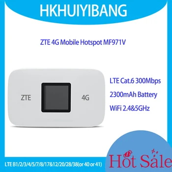 ZTE MF971V MF971RS 4G+ واي فاي المحمول نقطة ساخنة LTE Cat6 300Mbps 2300mAh ثنائي الموجات واي فاي المنزل مودم 4G راوتر الجيب