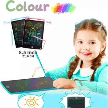 الأطفال الرقمية الرسم قرص 8.5 بوصة LCD شاشة إلكترونية مجلس الكتابة مع خط لوحة القلم لوحة LCD شاشة