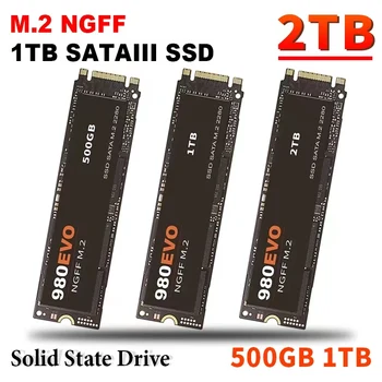 القرص الصلب 1TB Sata3 Ssd 500GB الداخلية الحالة الصلبة القرص الصلب M. 2 واجهة NGFF SSD 980EVO على سطح المكتب/ كمبيوتر محمول