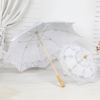 القطن الدانتيل مظلة الشاطئ الزفاف التصوير الفوتوغرافي الدعائم مظلة الغربية الحرفية مظلة الشمس مظلة شمسية ، 