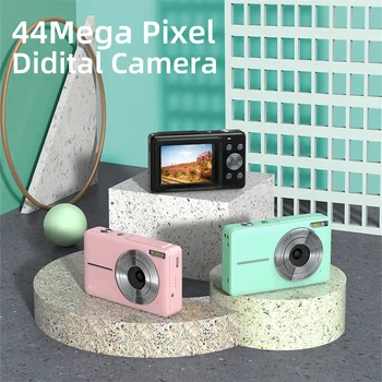 الكاميرا الرقمية القابلة لإعادة الشحن الكاميرات الرقمية مع 16x التكبير الكاميرا المدمجة FHD 1080P 44MP كاميرات التصوير الفوتوغرافي للمبتدئين