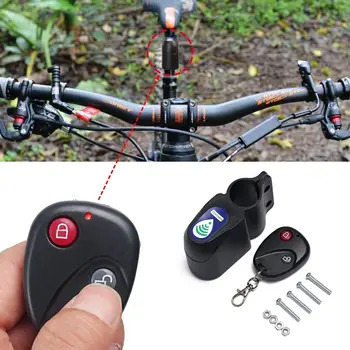 دراجات إنذار قفل اللاسلكية مضاد للسرقة ABS جهاز التحكم عن بعد دراجة الاهتزاز إنذار MTB الدراجة الطريق الدراجة التنبيه الاهتزاز