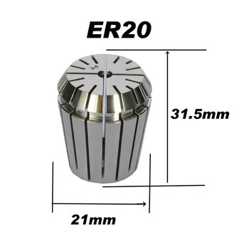 عالية الدقة ER20 دقة 0.008 mm الربيع كولي من أجل الطحن باستخدام الحاسب الآلي مخرطة أداة آلة النقش الشحن مجانا