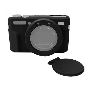 لينة سيليكون القضية ل Canon G7XIII G7X3 G7X مارك 3 المطاط واقية تغطي الجسم حقيبة كاميرا جلد مع حامي غطاء العدسة