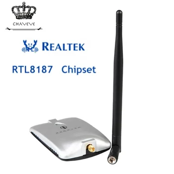 واي فاي محول الشبكة-Card Realtek RTL8187L شرائح 2000MW USB اللاسلكية واي فاي بطاقة مع 5dbi AntennaSimilar ALFA AWUS036H